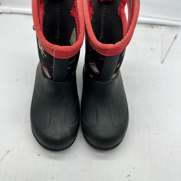 Bogs Neo Classic Boots Kids Toddler 8 Astronaut Print Winter Snow - Picture 4 of 8